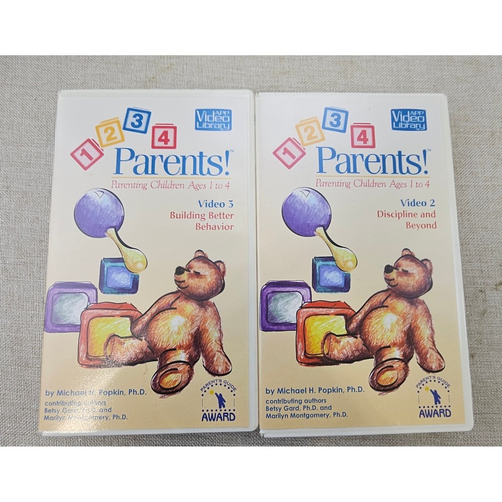 Active Parenting 1 - 4 Parents VHS Set Videos 2 & 3 Toddler Discipline Behavior